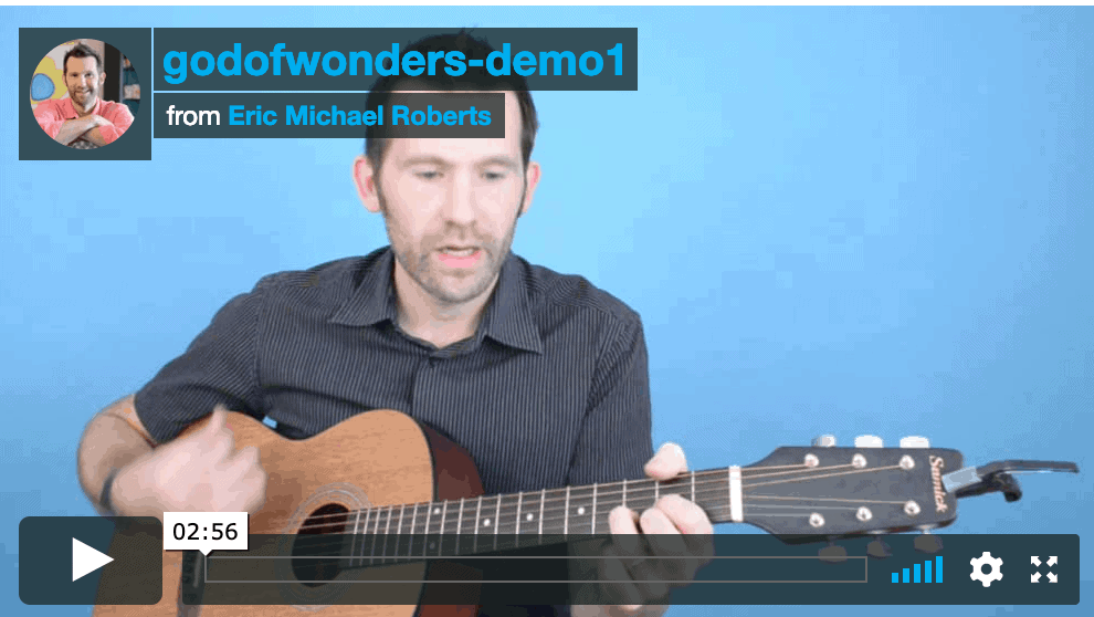 God Of Wonders – SNEAK PEAK LESSON