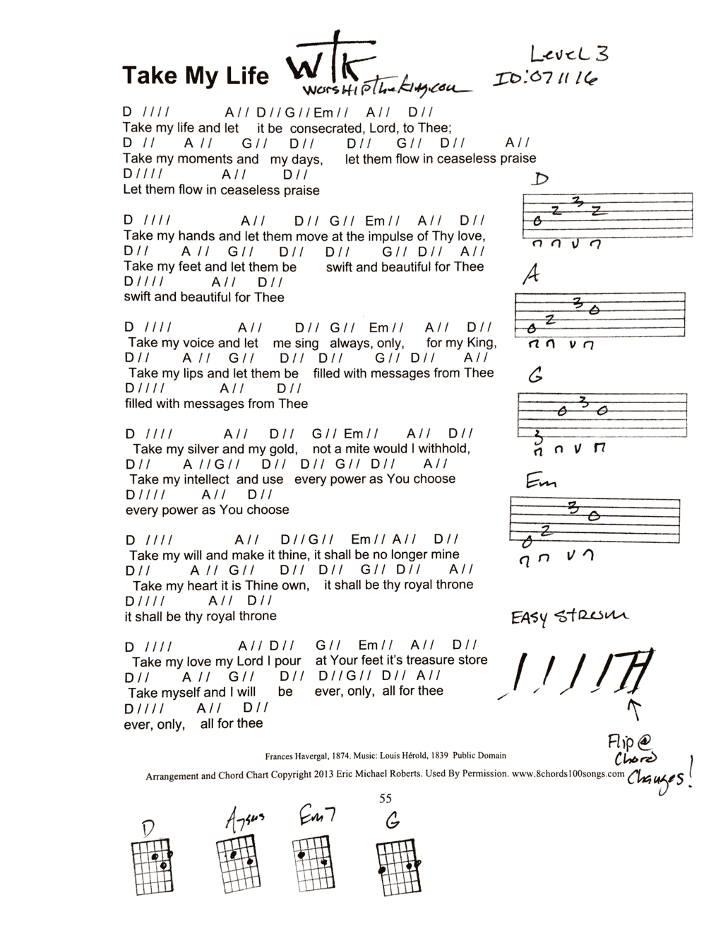 Take My Life (Hymn) ID052316 – WTK
